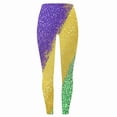thumbnail image 6 of Aoiroe Athletic Leggings for Women,Shapermint Leggings Tummy Control - Buttery Soft - Stretchy Workout Leggings Curvy Womens Leggings Capri Workout Yoga Pants Yellow S, 6 of 6