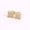 Gold, variant on Unisex Men Women Iced Hip Hop Square Push Back Stud Earrings 18k Layered Real Gold Plated #4