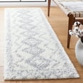 thumbnail image 3 of SAFAVIEH Parma Frank Geometric Shag Area Rug, Ivory/Grey, 8' x 10', 3 of 10
