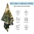 thumbnail image 3 of Jurassic Dinosaur Oversized Beach Towel XL Pool Camping Swim Towels 32''x63'' Soft Blanket Accessories Must Vacation Necessities Adult, 3 of 7