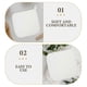 thumbnail image 4 of Baby Towels 2Pcs Water Absorbent Cloths For Bathing And Household Use In White Color Perfect For Newborns, 4 of 4
