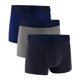 thumbnail image 1 of UNDER ARMOUR Calzoncillos bóxer para hombre, pack de 3 - Performance Cotton Trunks - Solid 3 in, Stretch, Mezcla de algodón Azul oscuro/Gris 3XL (XXX-Large), 1 of 3