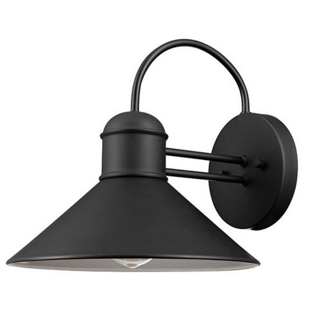 Globe Electric Sebastien Industrial 1-Light Wall Sconce Black Hardwired