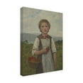 thumbnail image 4 of Albert Anker 'La Mariette Aux Fraises, 1884' Canvas Art - 18 x 24 Inches, 4 of 4