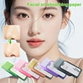 thumbnail image 2 of 300pcs Fast Oil Absorption Facial Blotting Paper Facial Care Disposable Oil Control Paper Natural Materials Portable Hypoallergenic Oil Absorbing Paper Travel, 2 of 8