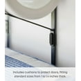 thumbnail image 5 of Yamazaki Home Over-the-Door Fitness Equipment Hanger, Black, Steel, Supports 5.5 pounds, Over-the-Door, 5 of 7