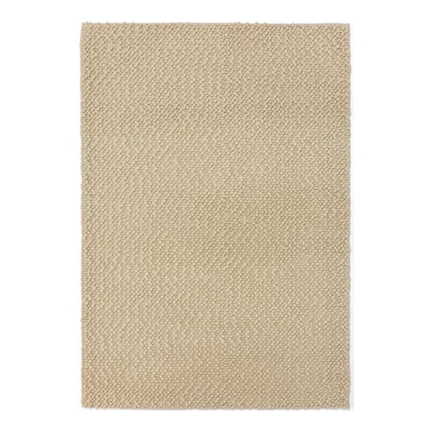 Addison Rugs Boulder 9' x 13' Chunky Hand Loomed Wool Area Rug in Ivory