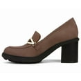 thumbnail image 2 of Vionic Women's Tiburon Slip-On Heeled Loafer Driftwood Brown Nubuck 12W, 2 of 4