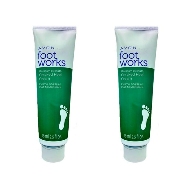 2 Pack of Foot Works Maximum Strength Cracked Heel Cream 2.5 fl oz