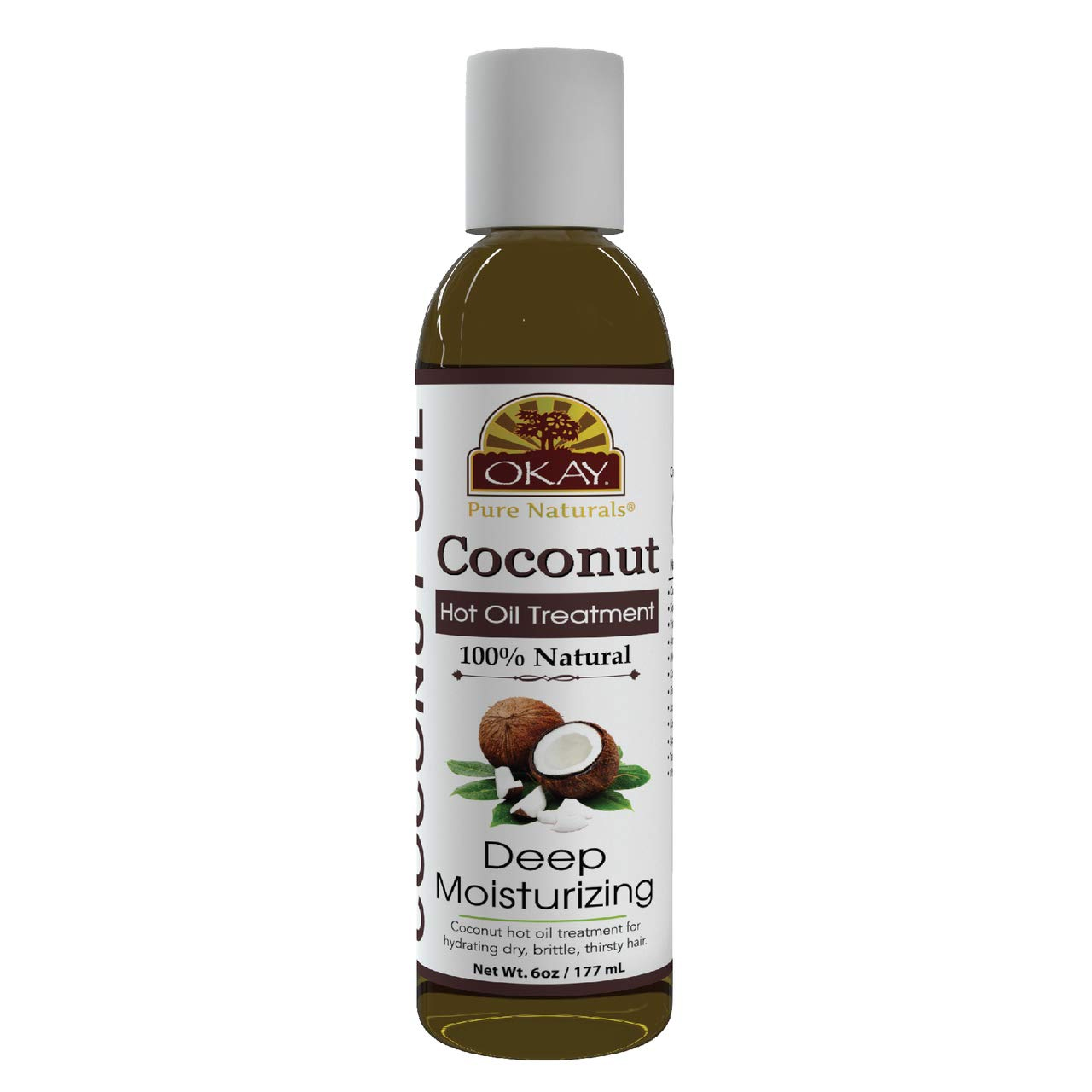 Okay Coconut Hot Oil Treatment For All Hair Types & Textures, Deeply