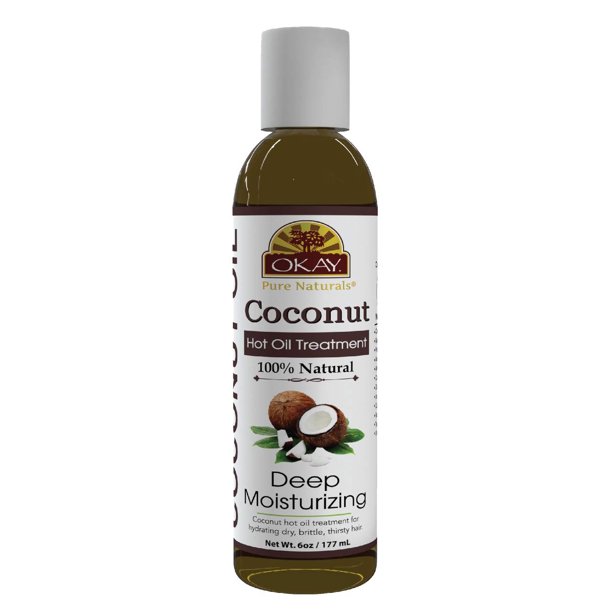 Okay Coconut Hot Oil Treatment For All Hair Types & Textures, Deeply