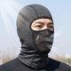 thumbnail image 1 of Pasamontañas, máscara facial, protección solar, gorro cortavientos, capucha para hombres y mujeres, ideal para pesca, equitación, deportes al Gris negro, 1 of 8
