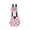 Pink, variant on Reusable Chicken Diapers with Bowtie Washable Poultry Nappy Pet Flight Suit with Waterproof Inner Layer and Inner Pocket for Hens, Ducks, Geese, and Farm Birds