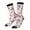 2 Black-1, variant on Fish Seahorse Pattern Sport Socks for Women and Men Crew Socks Sporty Calf Socks Casual Socks