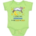 thumbnail image 3 of Inktastic I Love My Grandma to the Moon and Back Cute Sheep Boys or Girls Baby Bodysuit, 3 of 5
