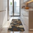 thumbnail image 4 of Brown Beige Camo Classic Shapes Pattern Kitchen Rug Mat,Kitchen Runner Rugs Non Skid Washable,Decorative Kitchen Floor Mats for Kitchen,Sink,Laundry,17"x47.2", 4 of 7