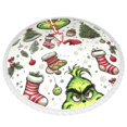 thumbnail image 3 of Faldas para árbol de Navidad Grin-Ch de 36 pulgadas, tapete para árbol de Navidad para fiestas de invierno, falda para árbol de Navidad para decoraciones navideñas rústicas, 3 of 8