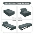 thumbnail image 5 of 3-in-1 Sofa Bed Chair, Convertible Sleeper Chair Bed  for Adults, Lounger Chair Single Bed for Living Room Bedroom, 5 of 7