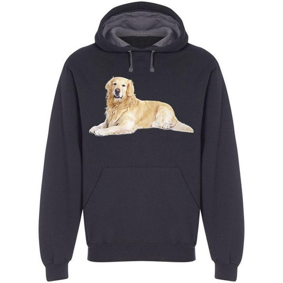 Golden Retriever Rest Hoodie Men -Image by Shutterstock, Male Medium