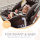 thumbnail image 5 of Carrito de compras Hammock Binxy Baby para bebés y niños pequeños, 5 of 9