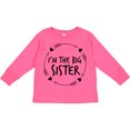 thumbnail image 3 of Inktastic I'm the Sister Girls Long Sleeve Toddler T-Shirt, 3 of 5