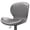 Gray, variant on Waleaf Modern Adjustable Bar Stools Set of 2, Faux Leather Upholstered Swivel Counter Stools, Counter Height Bar Chair with Back for Kitchen Island