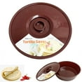 thumbnail image 3 of 1 Pc Mexican Tortilla Warmer Pancake Keeper Tacos Container Server Round 8 Inch, 3 of 6