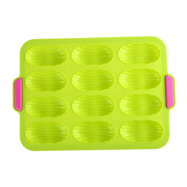 Inteprter Moldes para pasteles fáciles de desmoldar para pasteles y postres con forma, moldes para hornear de cocina de Gel de sílice inodoro Herramientas y accesorios para hornear Verde