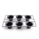 thumbnail image 1 of Molde antiadherente para popovers, 6 tazas, Yorkshire Pudding, color negro, 1 of 5