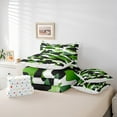 thumbnail image 6 of Manfei Camouflage Camo 7-Piece Twin Bedding Sets,Rustic Outdoor Bedding Comforter Set,Green Black Sheet Sets For Kids,Microfiber Bedroom Decor Reversible, 6 of 8