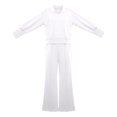 thumbnail image 4 of Mifsaly Plus Size Womens Sweatsuits 2 Piece Set V Neck Sweatshirts and Wide Leg Pants Fall Winter Going Out Athletic Gym Lounge Matching Outfits, 4 of 7
