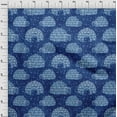 thumbnail image 4 of oneOone Polyester Spandex Medium Blue Fabric Igloo Craft Projects Decor Fabric Printed By The Yard 56 Inch Wide, 4 of 4