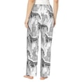 thumbnail image 3 of Naloa German Shepherd Dog Print Women’s Ultra-Soft Comfy Pajama Lounge Pants with Pockets & Drawstring, 3 of 8