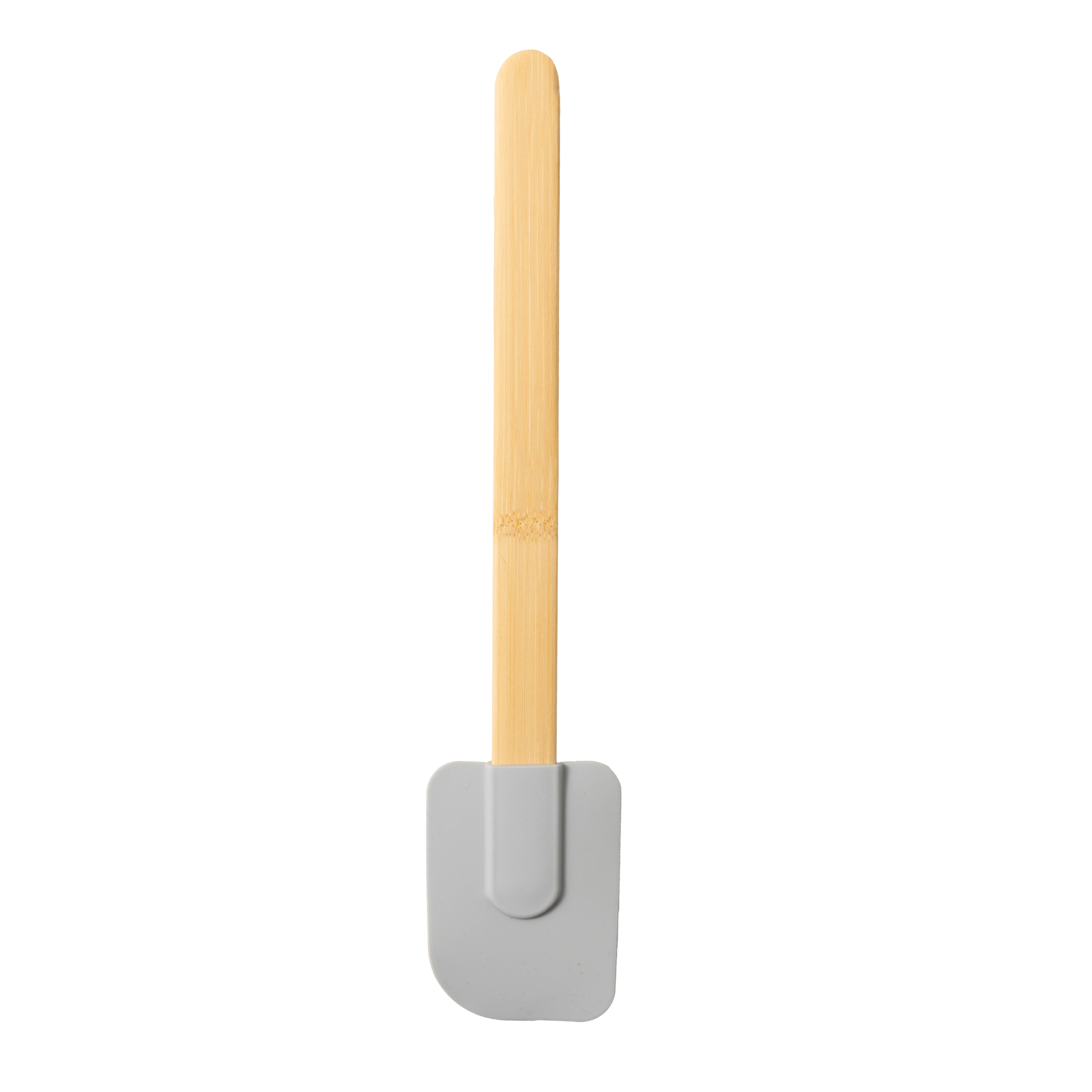 Mainstays Colorful Silicone Spatulas Set 4 with Bamboo Handles, Blue