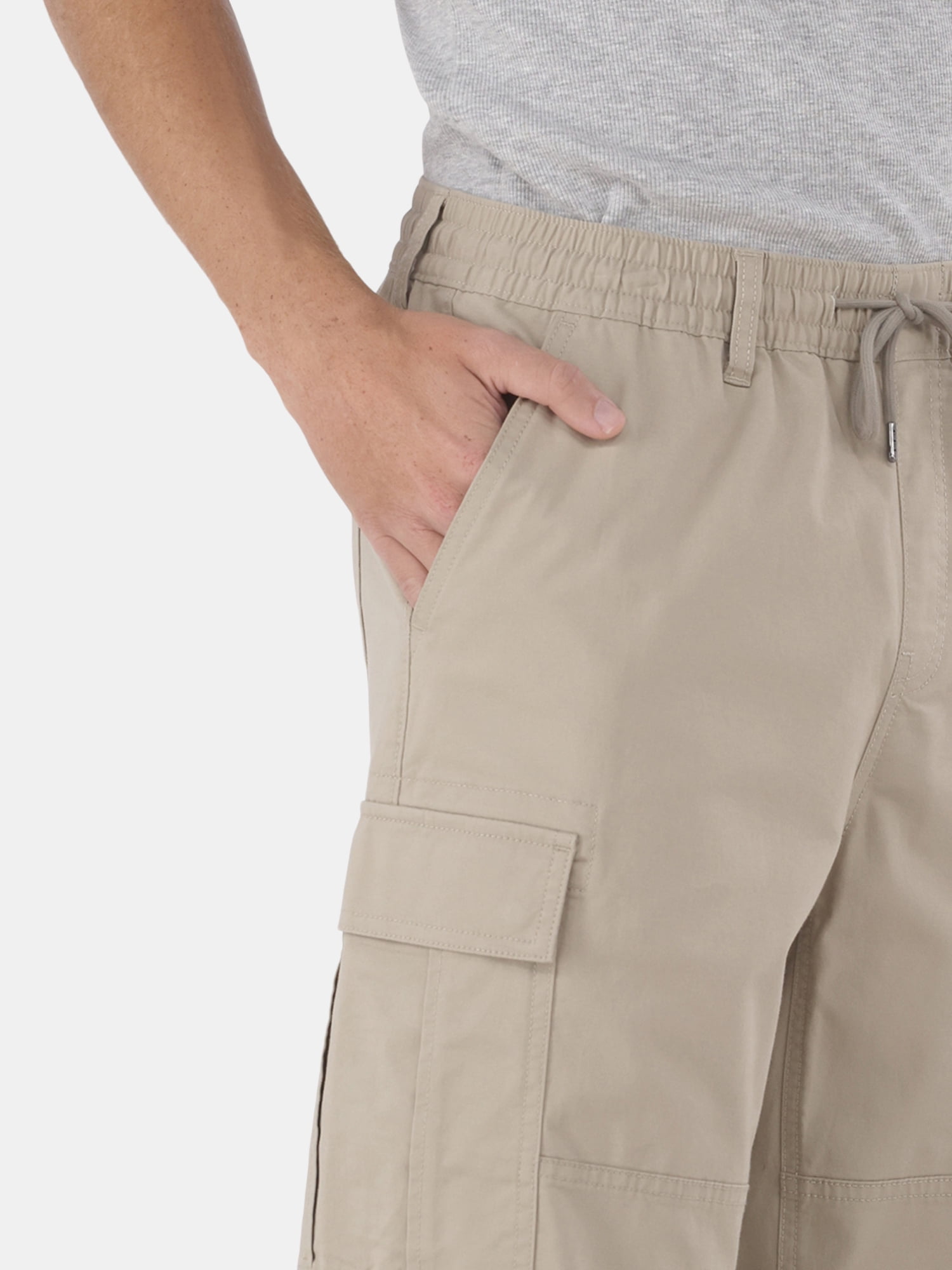 No Boundaries Twill Cargo Pants, Men’s and Big Men’s, Sizes XS-5XL