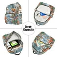 thumbnail image 5 of Casual Winter Scene with Animals Cabin Backpack for School,College and Travel, Water Resistant Bookbag,, 5 of 7