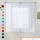 thumbnail image 1 of Forros para cortinas de ventana SpaceDresser Basic, gasa transparente, color blanco, 1 of 9