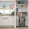thumbnail image 5 of LALILO Kitchen Curtain Valance Cupcake Fairy Cake Winter Sweet Rod Pocket Window Curtain 52"x 18" Set of 2, 5 of 5