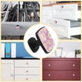 thumbnail image 5 of 4 Pcs Cabinet Handle Drawer Pulls Daisy Flowers Knobs with Screws Square Furniture Office Cabinet Knob Decoration, 5 of 7