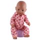 thumbnail image 4 of Worallymy pijama de muñeca de 18 pulgadas muñeca de juguete para niñas patrón estampado ropa de dormir diseño de botón abierto frontal con solapas Worallymy JD735805355, 4 of 7