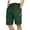 Dark Green, variant on Mens Cargo Sweat Shorts Athletic Workout Casual Drawstring Elastic Waist Gym Jogger Shorts Summer Sport Short with Pockets Dark Gray L