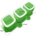 thumbnail image 6 of Dream Lifestyle 3 Cavities Ice Mold Temperature-resistant Reusable Soft Texture 3D Square Flowerpot Silicone Mold Handicrafts Tool, 6 of 8