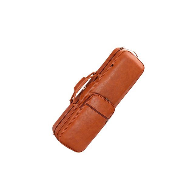 ZheElen Violin Case Full Size 4/4 Hard Violin Case Case Box Dustproof orange Backpack Carry