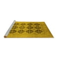 thumbnail image 2 of Ahgly Company Machine Washable Indoor Rectangle Oriental Yellow Traditional Area Rugs, 2' x 3', 2 of 4