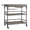 Grey, variant on Kojooin Rolling Bar Cart – 3-Tier Serving Cart with Wine Rack, Glass Holder & Kitchen Shelf, Mobile Drink Cart for Home, Dining, and Entertaining