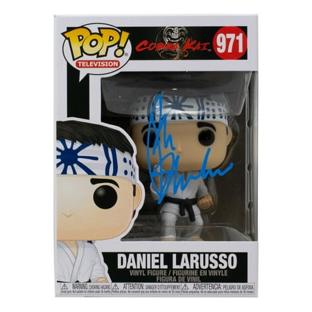 Ralph Macchio Signed In Blue Cobra Kai Daniel Larusso Funko Pop #971 JSA