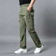 thumbnail image 4 of Mens Hiking Cargo Work Pants Cooling Quick Dry Tactical Pant Water Resistant Lightweight Outdoor Fishing Pants with Multi Pocket Army Green, 4 of 8