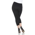 thumbnail image 4 of White Mark Women's Plus Size Casual Capri Leggings, 4 of 4