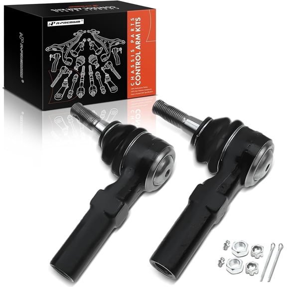 A-Premium 2PCS Front Outer Steering Tie Rod Ends Compatible with Buick LeSabre Lucerne Cadillac Deville DTS Pontiac Bonneville