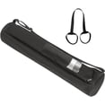 thumbnail image 4 of Full-Zip Exercise Yoga Mat Carrier Bag with Adjustable Shoulder Strap for Women, Sports Equipment Storage (BLack), 4 of 9